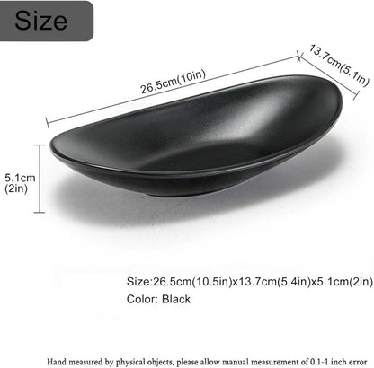Schwarzes Schmuck Tablett Ringschale Schlüssel Organizer Oval