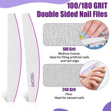 Professionelle Nagelfeilen Set 180/240 Grit für