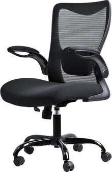 Ergonomischer Bürostuhl mit klappbaren Armlehnen und verstellbarer