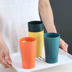 8er Kunststoffbecher 450ml Trinkbecher unzerbrechlich für Camping