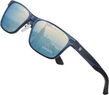 Polarisierte Herren-Sonnenbrille Vintage Alu-Rahmen 100% UV-Schutz