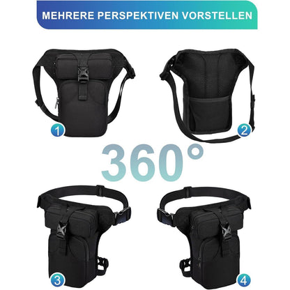 Motorrad Beintasche – Verstellbare Bauchtasche für Outdoor & Sport