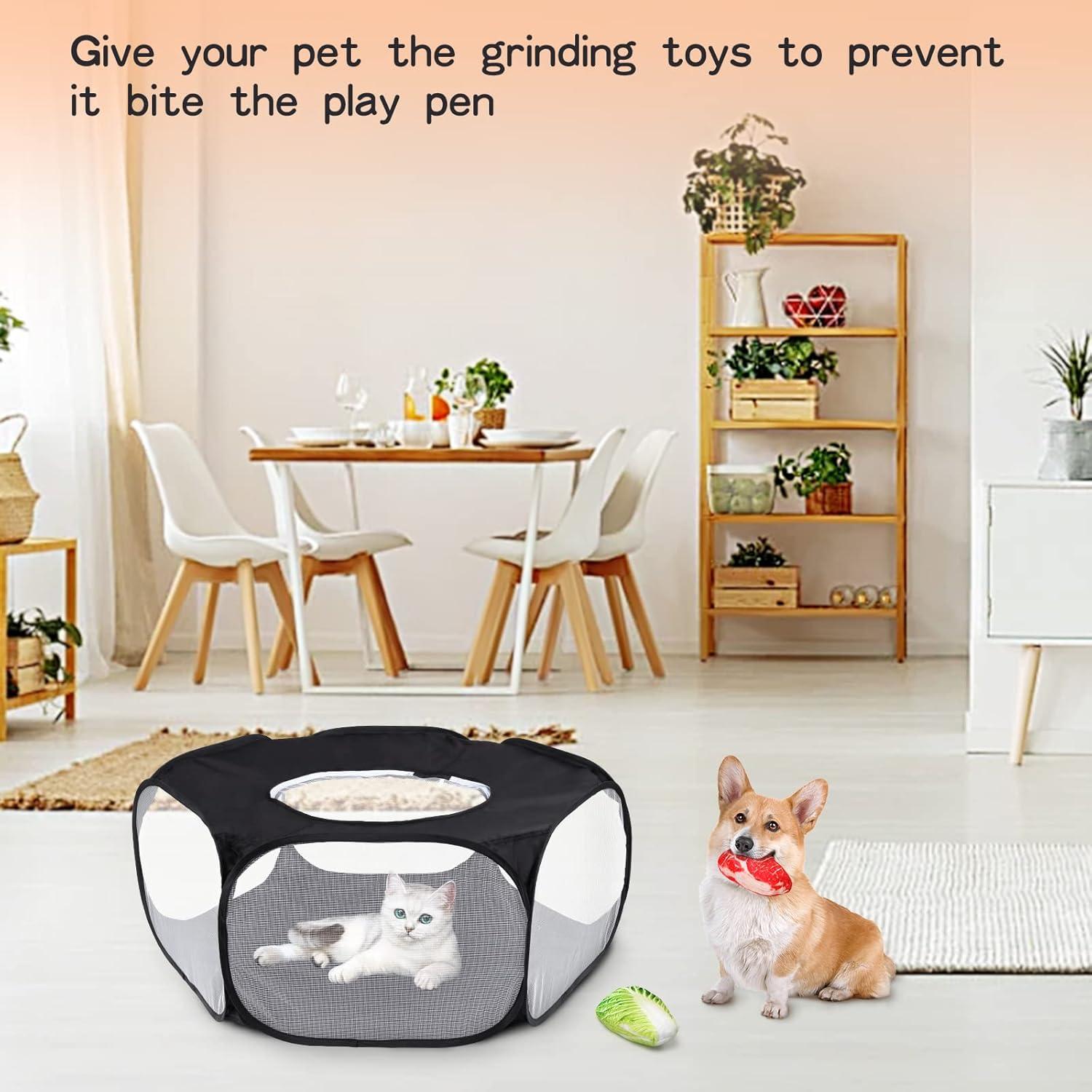 Faltbares Atmungsaktives Kleintierkäfig Zelt mit Oberer