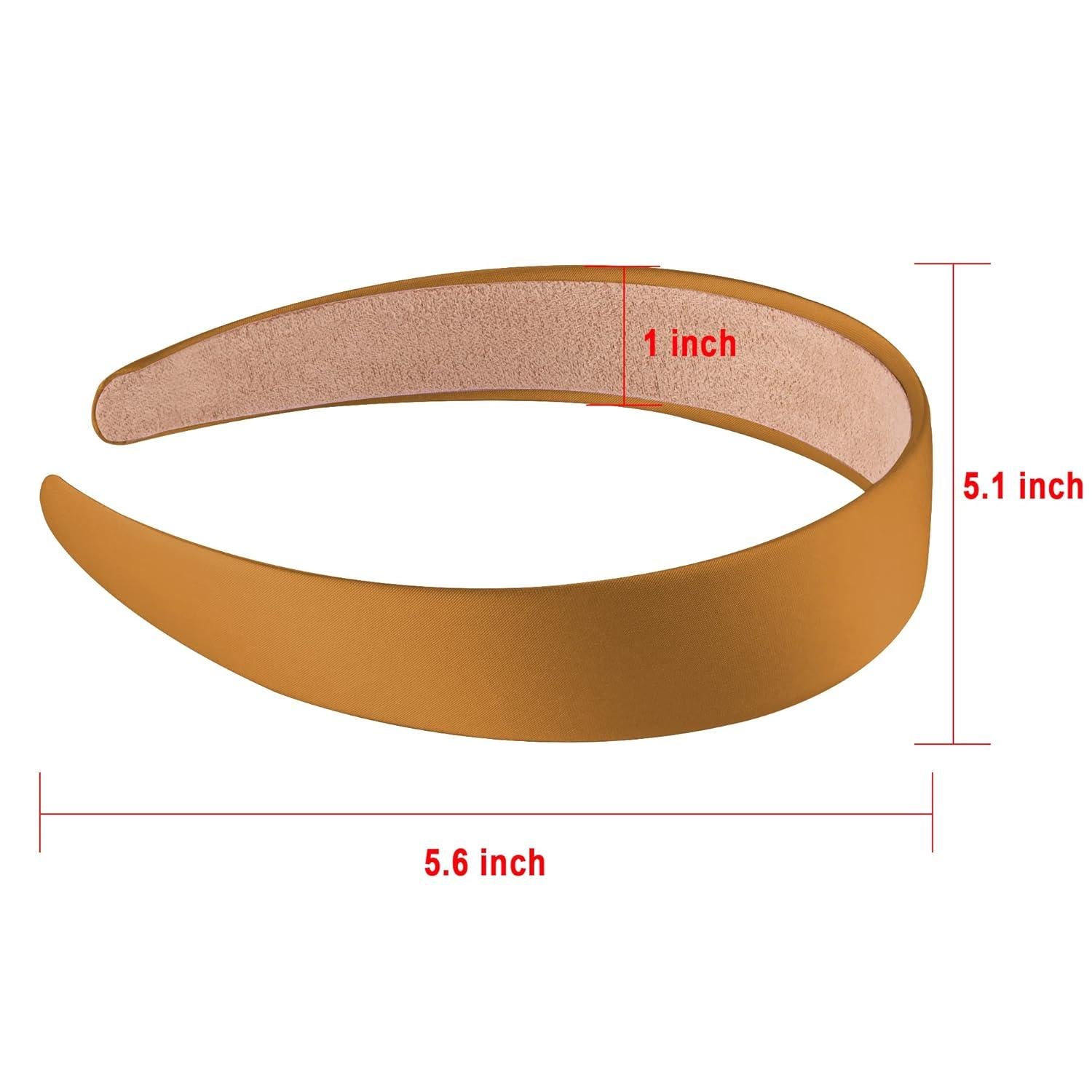 Satin Haarreifen 12 Stück 3cm breit DIY Stirnbänder für
