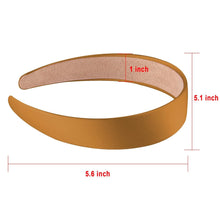 Satin Haarreifen 12 Stück 3cm breit DIY Stirnbänder für