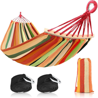 Hängematte 200x150cm Camping Segeltuch Tragbare bis 300kg