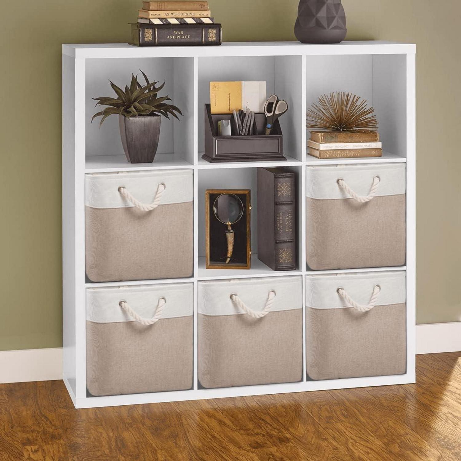 Aufbewahrungsbox 33x38x33cm Stoff Würfel Schrank Regal Kleidung