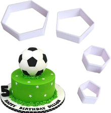 Fußball-Ausstechformen Set - DIY Fondant Formen - Backzubehör