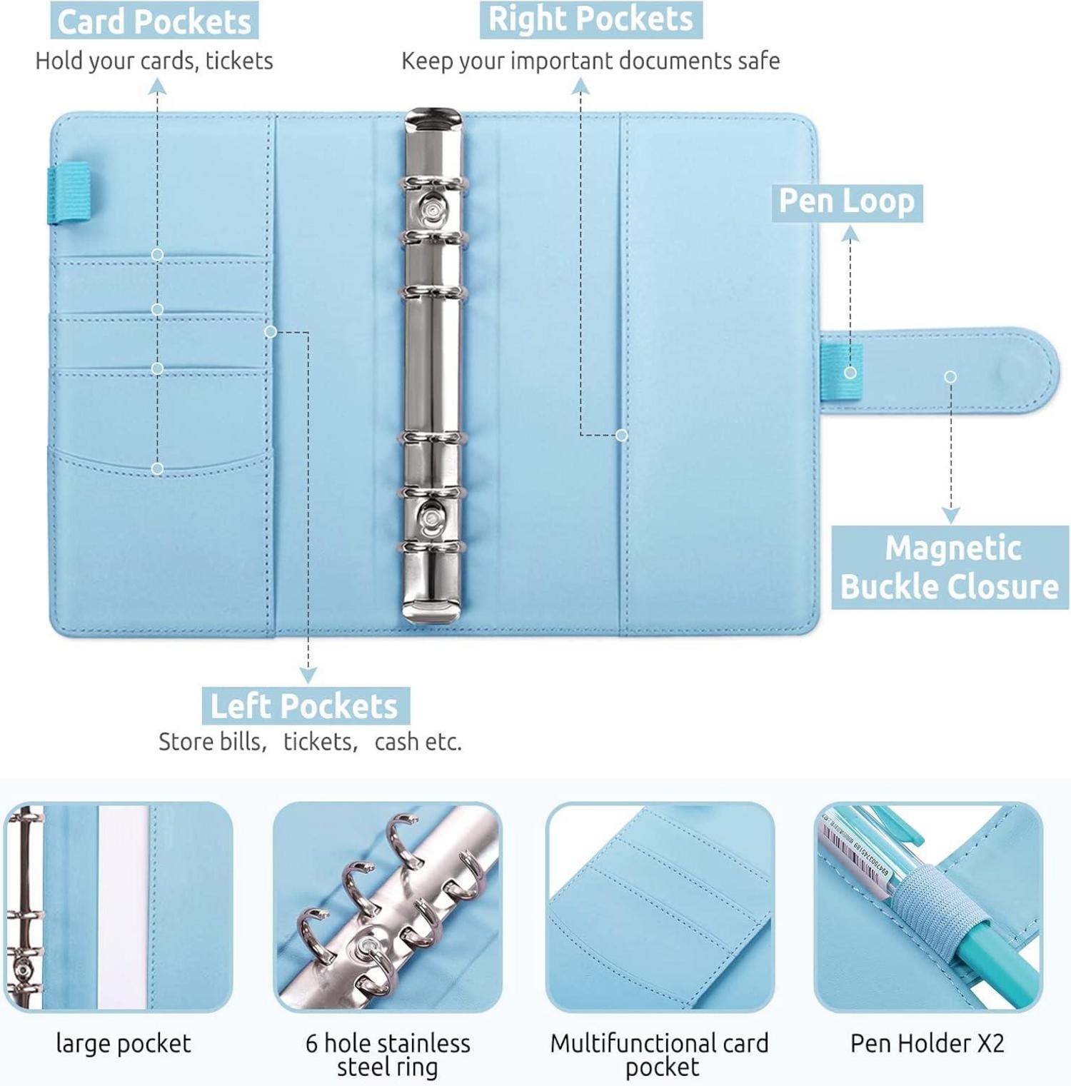 Budget Planner Geldumschläge A6 Sparmappe Organizer Budgetbindung