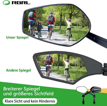 Fahrrad Rückspiegel 360° verstellbar Lenkerspiegel Rennrad Mountainbike