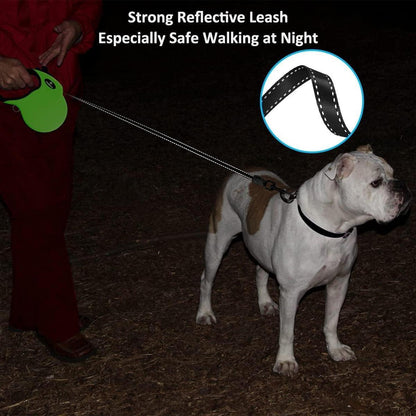 Roll-Leine 5M Flexibel Ein-Knopf-Sperrsystem Rutschfester Griff