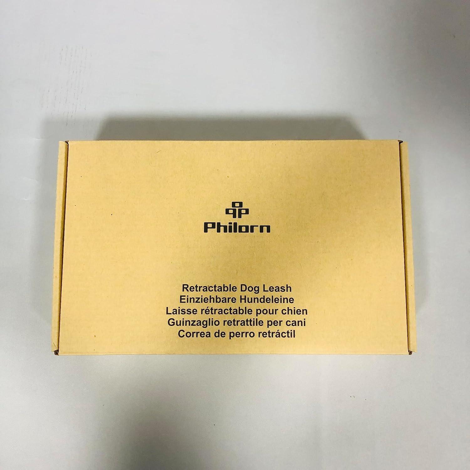 Philorn 5M Flexi Roll-Leine Reflektierend Rutschfester Griff Grün 50KG