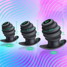 Analplug Set Silikon Faden Butt Plug Groß Medium Klein