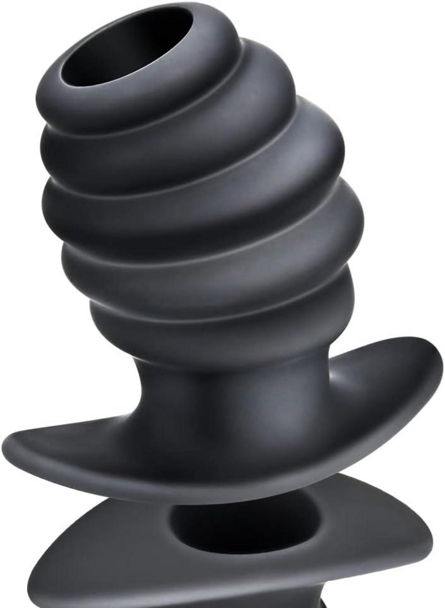 Silikon Analplug Set Faden Butt Plug Groß Medium Klein Schwarz