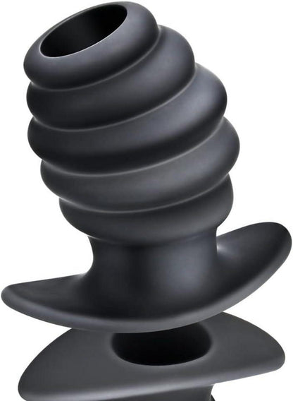 Silikon Analplug Set Faden Butt Plug Groß Medium Klein Schwarz