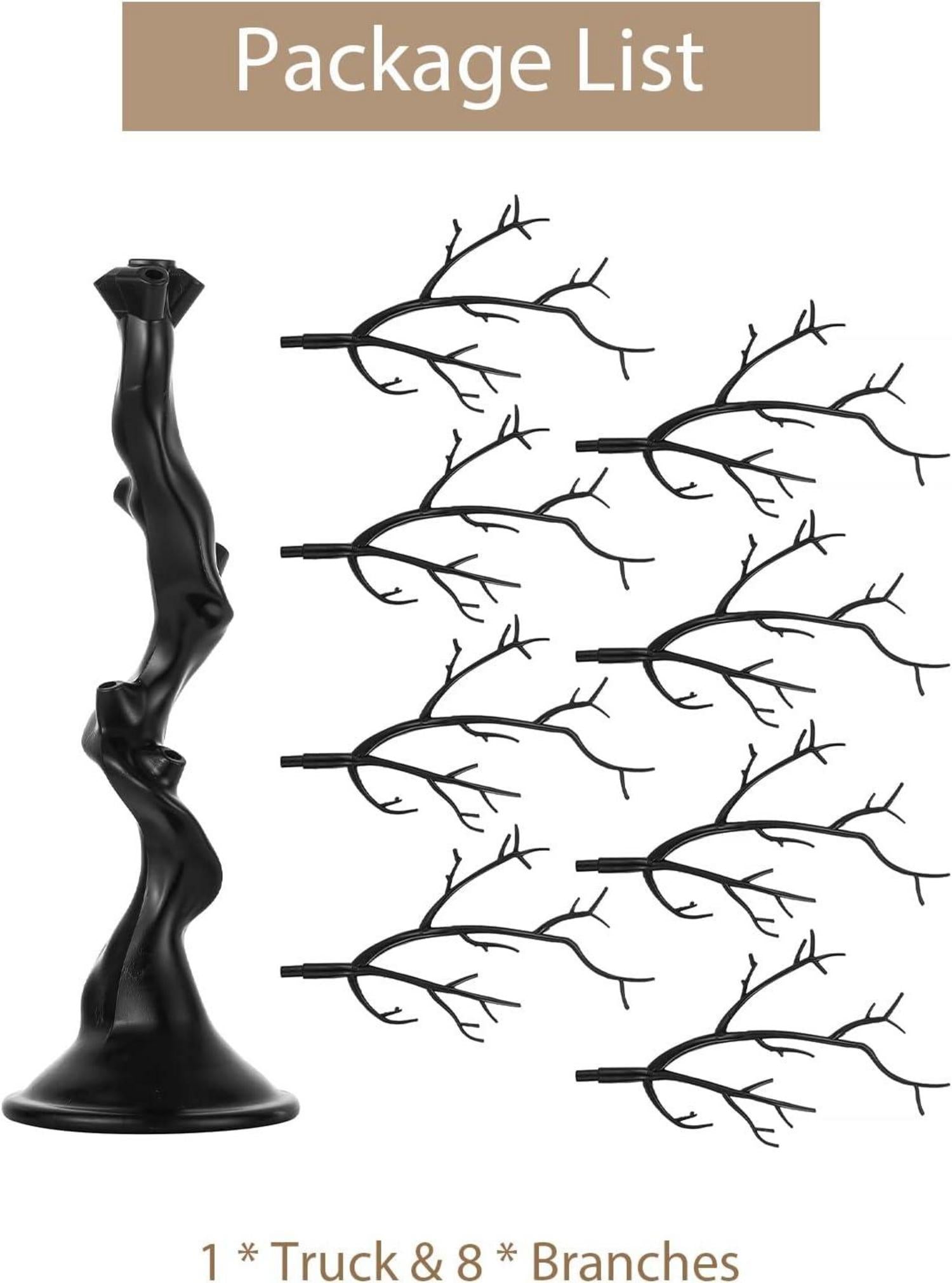 Künstlicher Zweigbaum Schwarz 58cm Hochzeit Ostern Deko