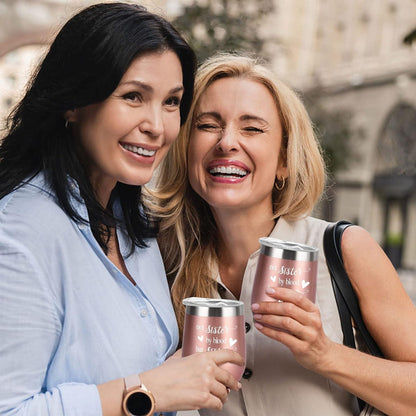 Beste Freundin Geschenk: Kaffee & Weinbecher