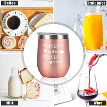 Livole Schwester Geschenk 12oz Kaffeebecher Edelstahl Weinbecher