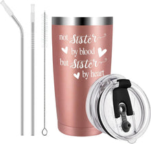 Weinbecher Edelstahl 600ml Schwester Spruch Geschenkbox