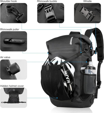 3-in-1 Multifunktional Wasserdichte Fahrradtasche Gepäckträger 22-25L