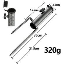 Sonnenschirmständer Rasendorn Eisen 35cm Bodenspieß