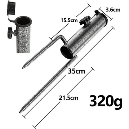 Sonnenschirmständer Rasendorn Eisen 35cm Bodenspieß