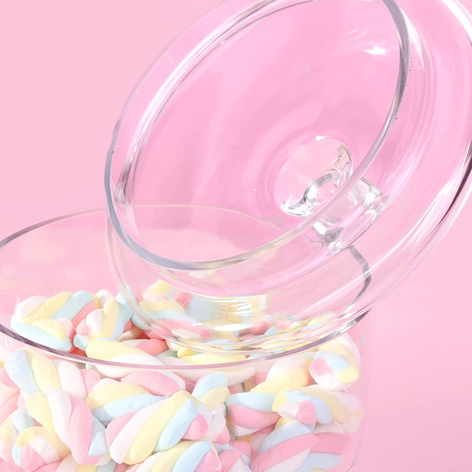 Süßigkeiten Glasbehälter Bonbondose mit Deckel für Hochzeit & Buffet