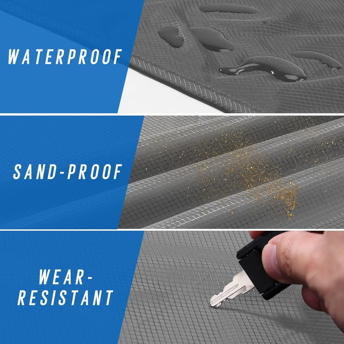 Picknickdecke Strandtuch Ultraleicht Campingmatte Sandabweisend