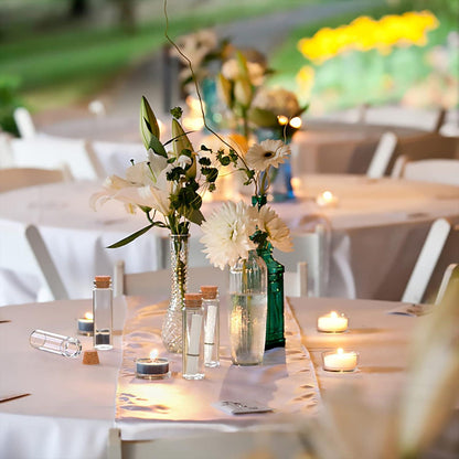 40x Mini Glasflaschen mit Korken, 20ml Reagenzglas Set