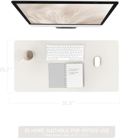 Großes Office Mousepad Schreibtischunterlage Leder Rutschfeste Wildleder