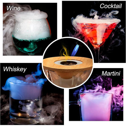 Whiskey Smoker Set Geschenke für Männer mit 4 Holzchips Kit