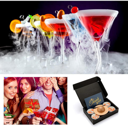 Whiskey Smoker Set Geschenke für Männer mit 4 Holzchips Kit