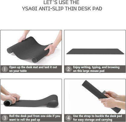 Schreibtischunterlage Mauspad Büro Maus Laptop Tisch-Schutz Wildleder