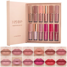 12 Farben Matte Lippenstift Set, Wasserdichter Lipgloss-Tasse, Lang