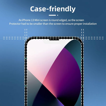 Panzer Schutzglas für iPhone 13 Mini und Kameras - 4er Set