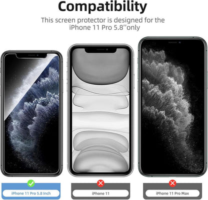 iPhone 11 Pro Panzer Schutzglas und Kamera Panzer Schutzglas - kratzfest - 9H-Härteglas