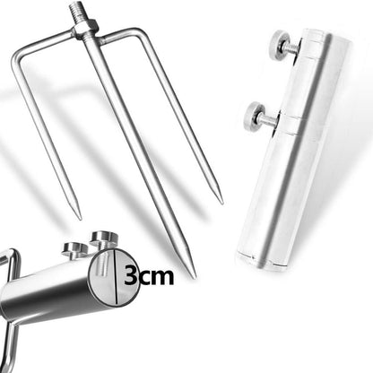 Sonnenschirmständer Rasendorn Edelstahl Garten Strand Angeln