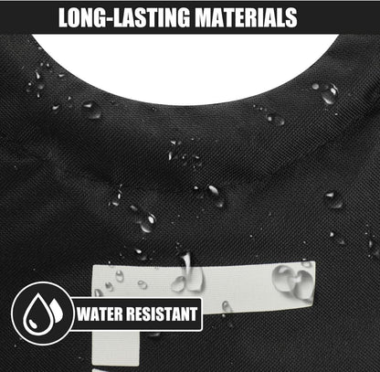 DOKEHOM 160L Großer Faltbarer Wäschekorb Schwarz XXL Stand-Up Design