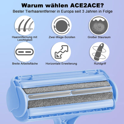 Fusselbürste Tierhaare Hund Katze Haarentferner Sofa Teppich