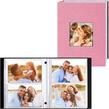 Fotoalbum 10x15 Leinen Einsteckalbum 200er Set für Querformat Bilder