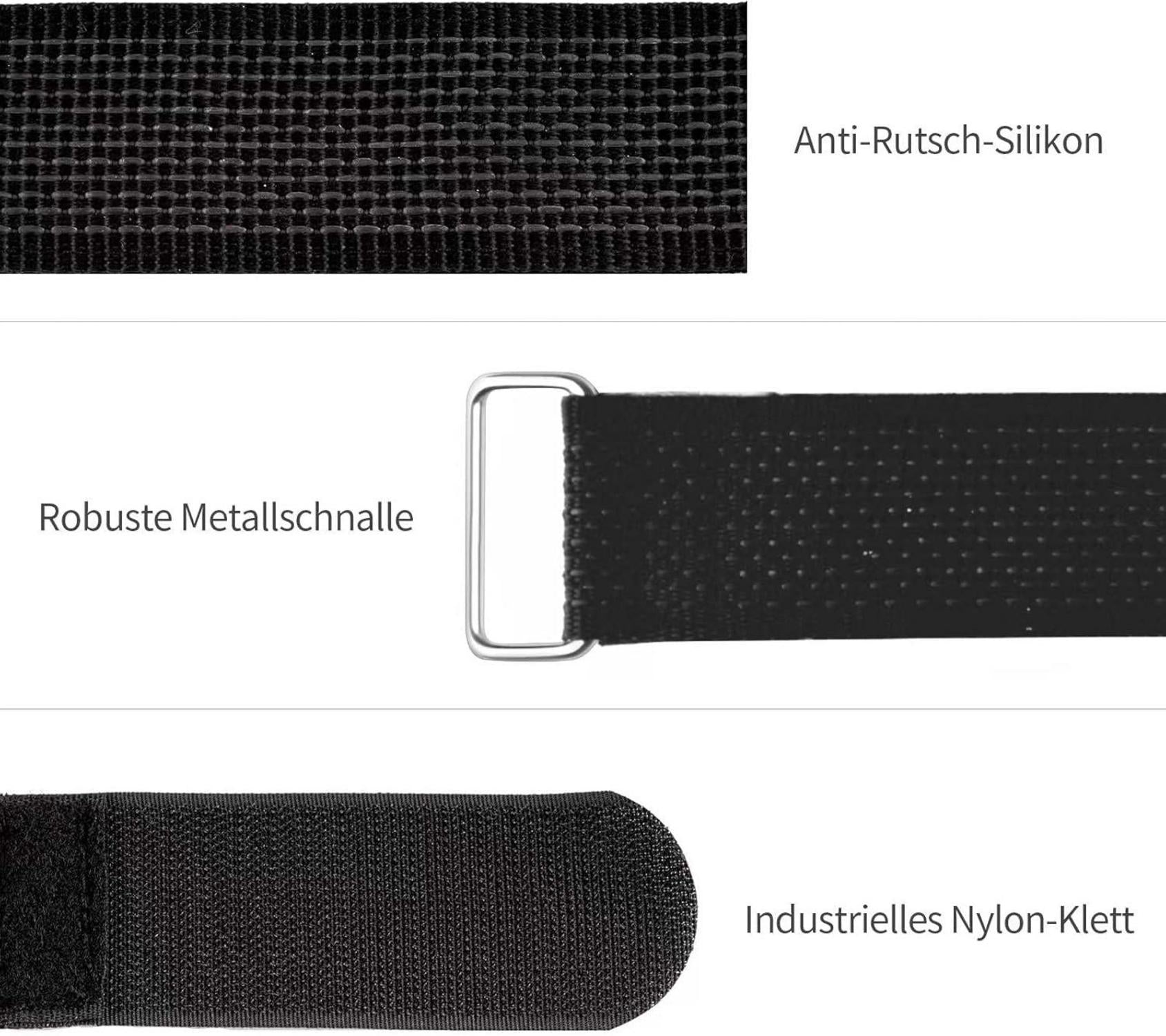 Verstellbare Fahrradträgergurte 4er-Pack für Transport & Aufbewahrung