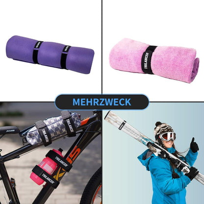 Verstellbare Fahrradträgergurte 4er-Pack Nylon Spanngurte 65 cm x 3,8