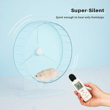 Laufrad Hamster 21cm Leise Hamsterrad Blau Verstellbarer