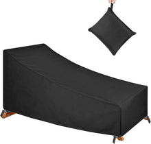 Gartenliege Abdeckung 420D Oxford Gewebe Schwarz 200x75x40/70cm