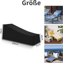 Gartenliege Abdeckung 420D Oxford Gewebe Wasserdicht