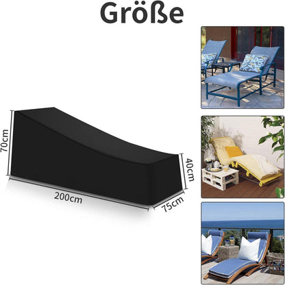 Gartenliege Abdeckung 420D Oxford Gewebe Wasserdicht