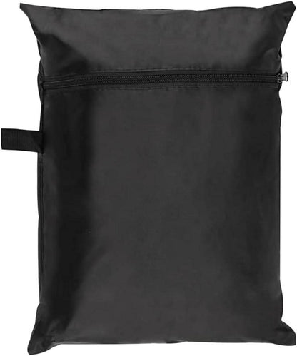 Gartenliege Abdeckung 420D Oxford Wasserdicht Schwarz UV 200x75x40/70cm