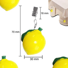 Zitronen-Tischdeckenbeschwerer Set 4 Stück Polyresin