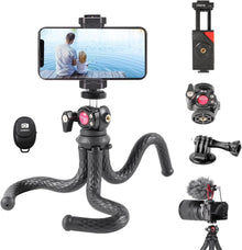 Flexibles Mini Handy Stativ mit Fernauslöser und Cold Shoe Mount