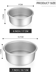 Kuchenform Set aus Eloxiertem Aluminium